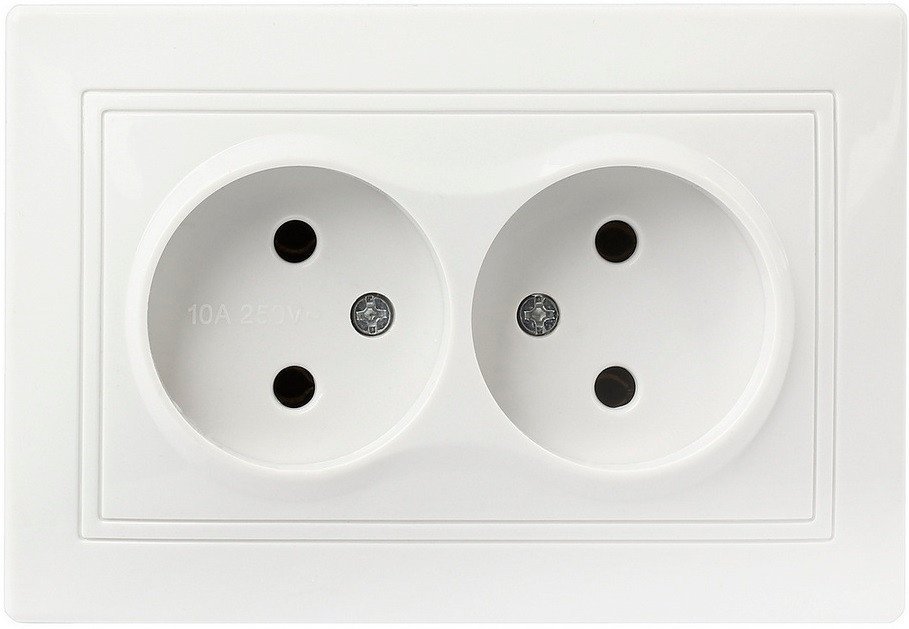 Розетка SmartBuy Венера SBE-01w-10-S2-N-c