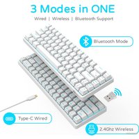 Клавиатура Royal Kludge RKG68 RGB (белый, RK Brown)