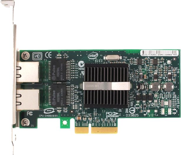 

Сетевая карта Intel PRO/1000 PT Dual Port Server Adapter OEM [EXPI9402PTBLK]