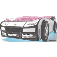 Кровать-машина КарлСон Турбо 160x70 (с ПМ, белый)