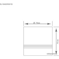 Точечный светильник Donolux Barell DL18482R9W1B