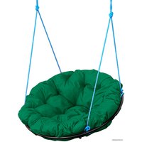 Подвесное кресло M-Group Папасан 12039904 (зеленая подушка)