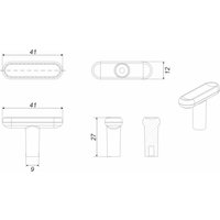 Ручка мебельная Boyard Via RC330MBSN.4