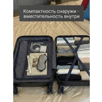 Чемодан-спиннер Homa CHMD-02 (черный, M)