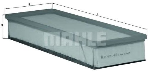 

Воздушный фильтр Mahle Knecht LX16571