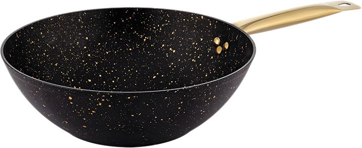 

Сковорода ВОК Oursson Black Gold PW2804G/BL