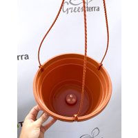 Вазон GreenTerra С подвесом 25/15 см 5 л (5 шт, терракотовый)