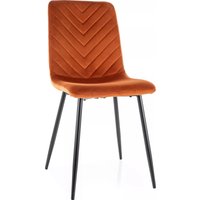 Стул Signal Daren Velvet Bluvel 4215 (корица/черный)