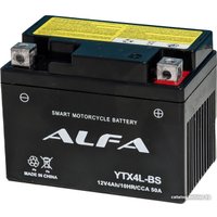 Мотоциклетный аккумулятор ALFA YTX4L-BS (4 А·ч)