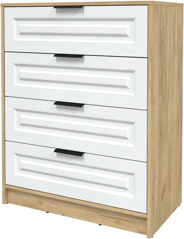 

Комод Интерлиния Концепт КТ-К80 Деко (дуб золотой/белый)