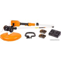 Триммер Worx WG183E (с 2-мя АКБ)