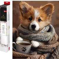 Алмазная мозаика  Феникс+ Щенок-кофеман 68644