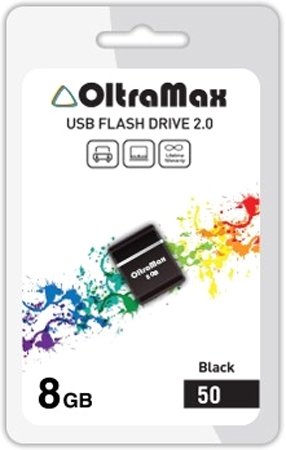 

USB Flash OltraMax 50 8GB (черный)
