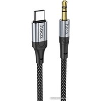 Кабель Hoco UPA26 USB Type-C - Jack 3.5mm (1 м, черный)