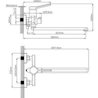 Смеситель Econoce D35 730 EC0731BL (черный)