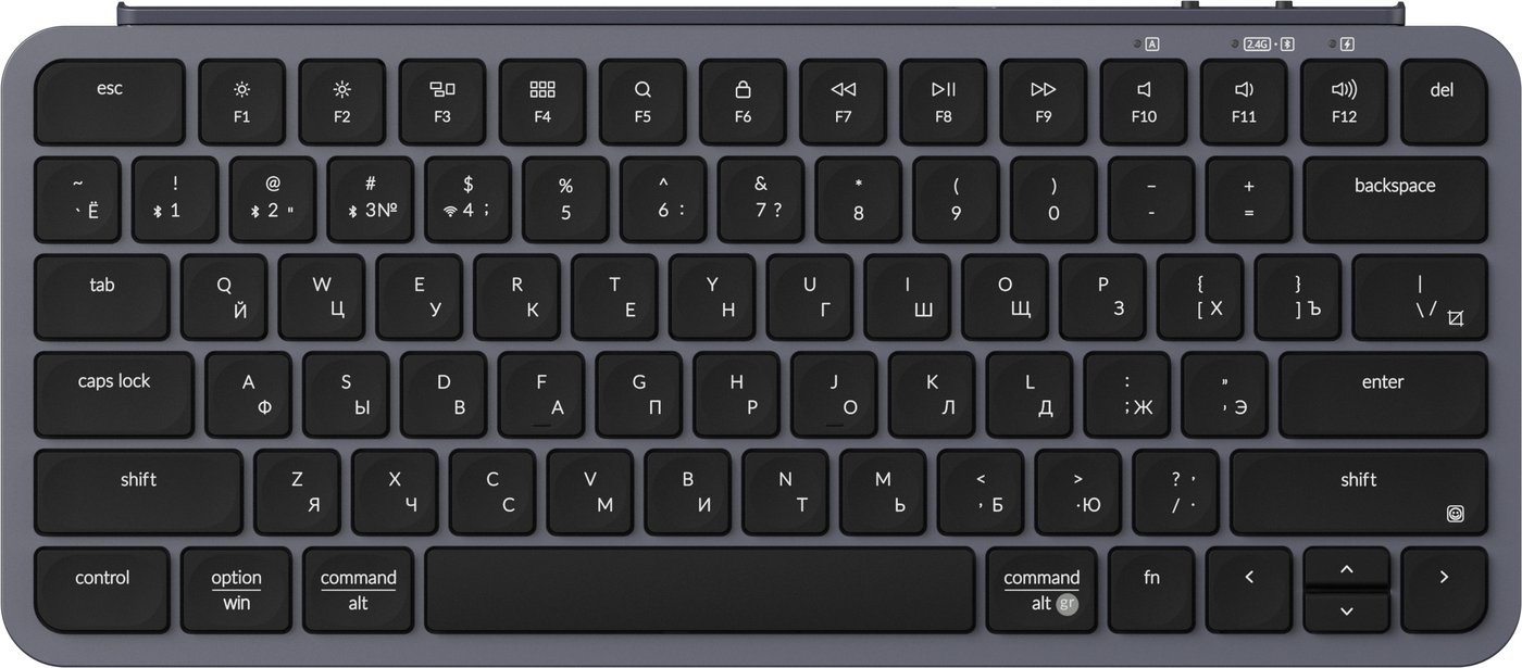 

Клавиатура Keychron B1 Pro B1P-K1-RU (серый космос)