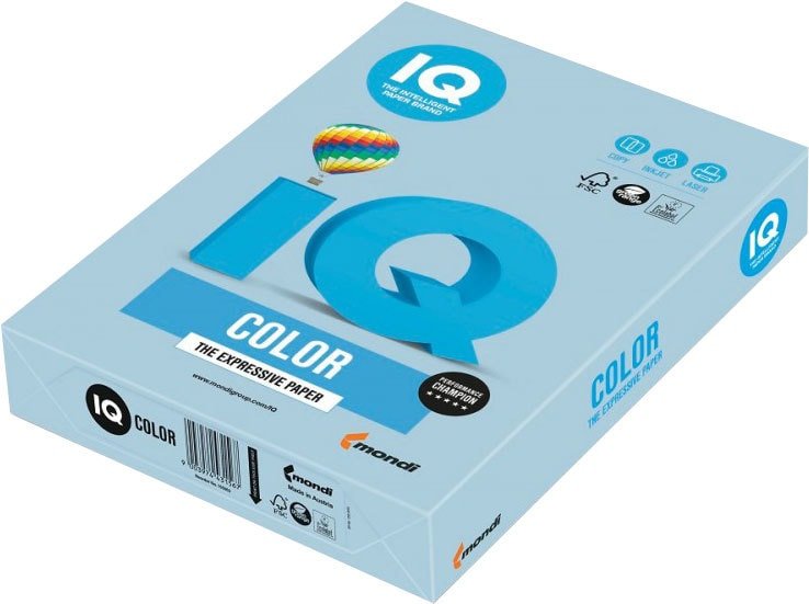 

Офисная бумага IQ Color OBL70 A4 (голубой лед, 80 г/м2, 500 л)