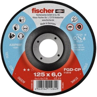 Шлифовальный круг Fischer FGD-CP 125x6.0x22.23 Carbon