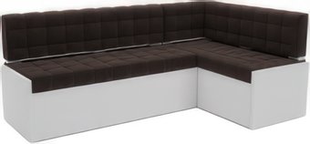 Мебель-АРС Ганновер правый 208x82x133 (кордрой коричневый)