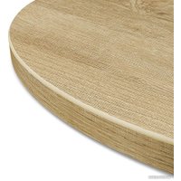 Журнальный столик Sheffilton SHT-TU49/TT 60 (черный муар/дуб песочный)