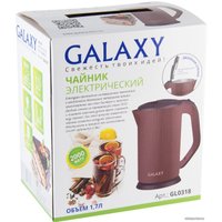 Электрический чайник Galaxy Line GL0318 (коричневый)