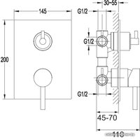 Смеситель Omnires Y Y1237/K