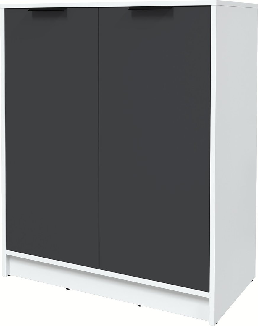 

Тумба Интерлиния Концепт КТ-Т84 Глосс (белый платинум/пепел)