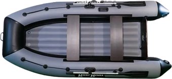 Моторно-килевая лодка RiverBoats 340 НДНД Лайт (серый/черный)