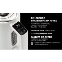 Электрический чайник Polaris PWK 1746 CAD Wi-Fi IQ Home (белый)