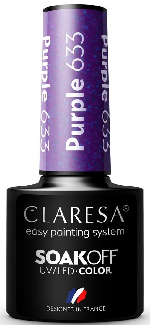 

Гель-лак Claresa Hybrid Purple 633 5 мл