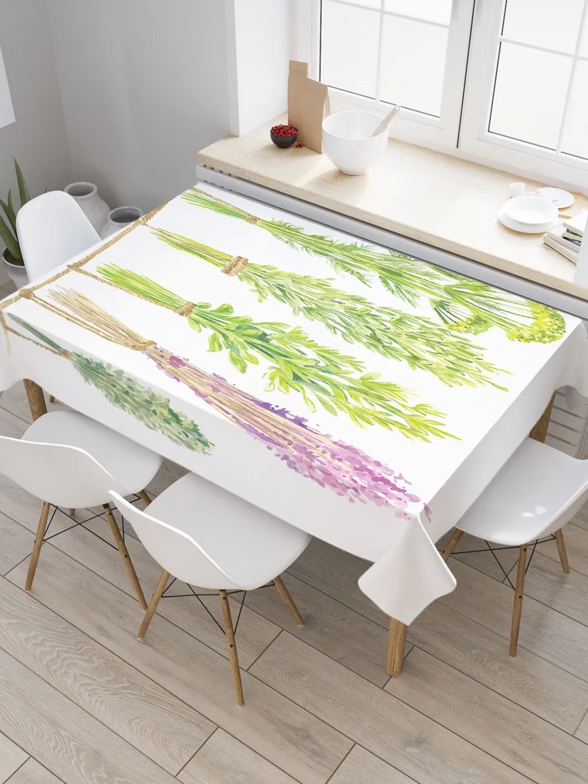 Скатерть JoyArty Полезные растения tc_104565 (120x145)