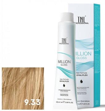 Крем-краска для волос TNL Professional Million Gloss 9.33 100 мл