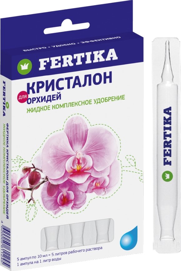 

Удобрение Fertika Кристалон для орхидей 5x10 мл