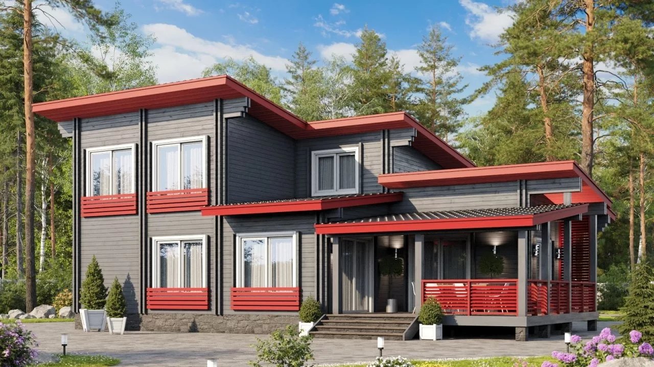 

Дом Woods из бруса Твин Пикс