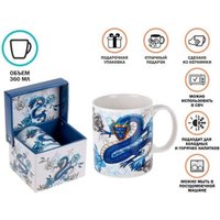 Кружка Perfecto Linea Blue Dragon-2 30-063202