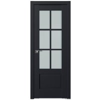 Межкомнатная дверь ProfilDoors 103U L 60x200 (черный матовый, стекло матовое)