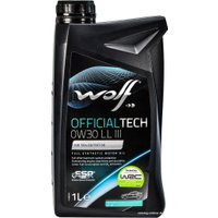 Моторное масло Wolf OfficialTech 0W-30 LL III FE 1л