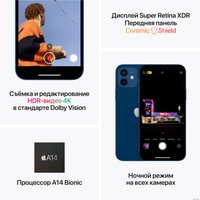 Телефон Apple iPhone 12 128GB Восстановленный by Breezy, грейд C (фиолетовый)