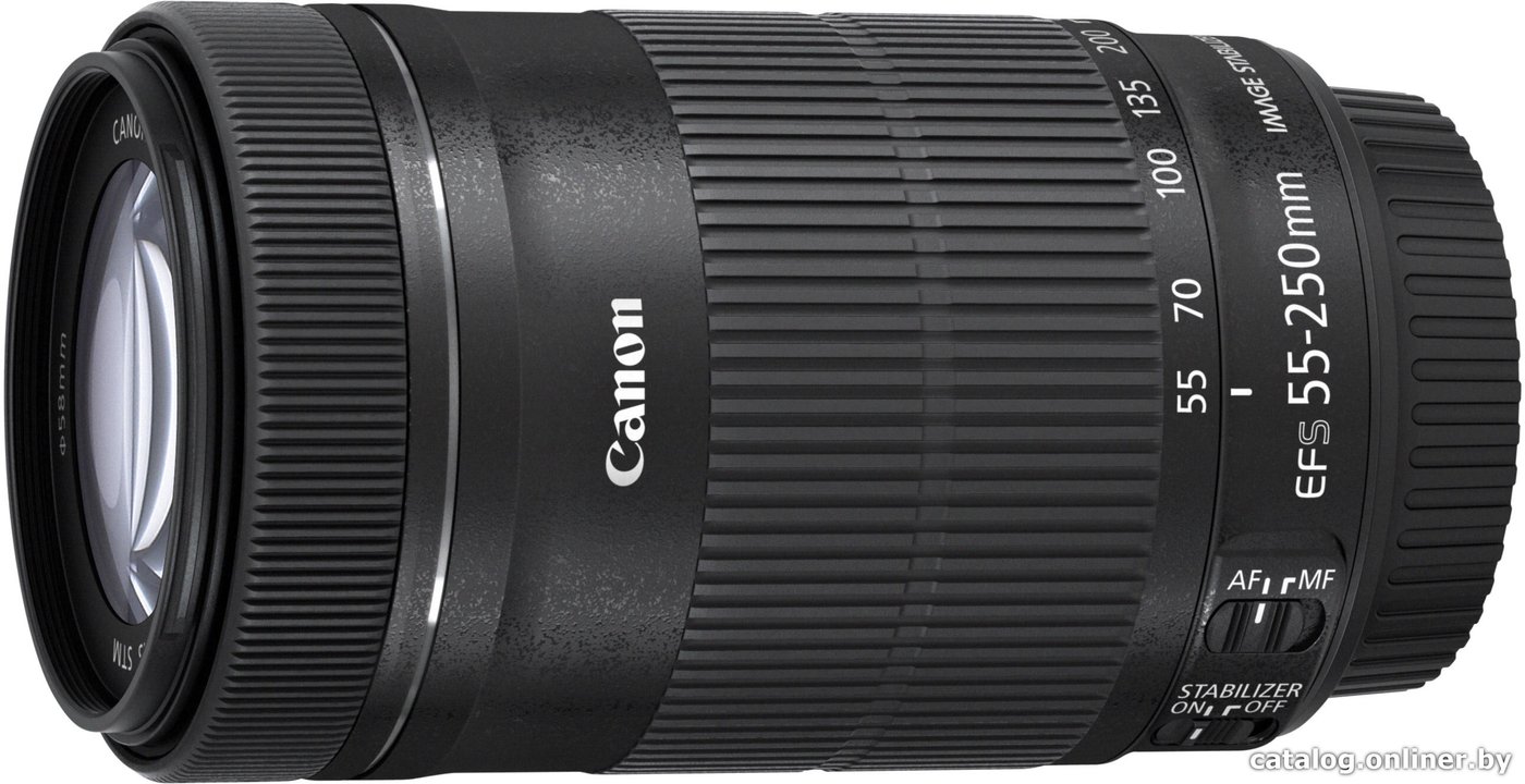 Canon EF-S 55-250mm f/4-5.6 IS STM объектив купить в Минске