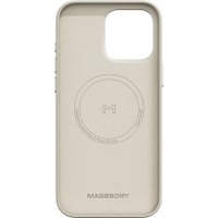 Чехол для телефона Magssory Eco Leather Case Ivory для iPhone 16 Pro Max CLT029i