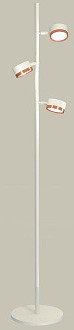 Торшер Ambrella light XB9812153/3 SWH/PPG белый (песок/золото розовое полированное)