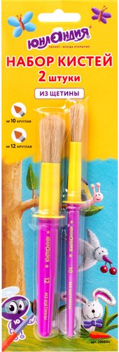 Набор кистей Юнландия Щетина 200884 (2 шт)