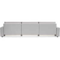 Диван Mio Tesoro Манчестер 292 1.5ек-1.5ек-1.5ек (841 светло-серый)