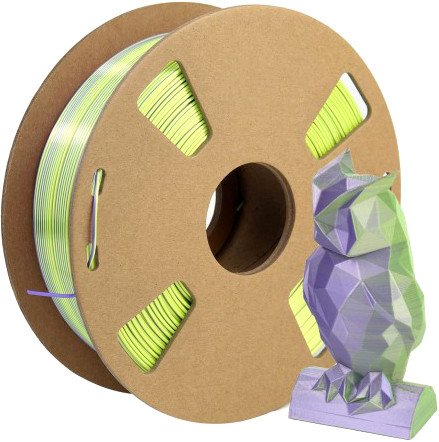

Пластик Toyar Silk Dual Color PLA 1.75 мм 1000 гр (темно-синий/желтый)