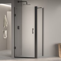 Душевой уголок RGW PA-36B (PA-06B + Z-050-2B + держатель O-204B) 41083687-014 80x70 (черный/прозрачное стекло) в Бобруйске