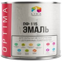 Эмаль LIDA Optima ПФ-115 20 кг (белый)