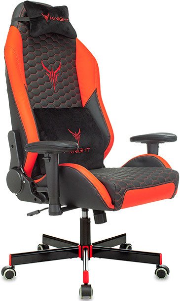 

Игровое (геймерское) кресло Knight Neon (черный/красный)
