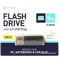 USB Flash Platinet X-Depo 16GB (черный)