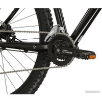 Велосипед Kross Hexagon 5.0 29 XL/20" 2024 (черный/серебристый глянцевый)