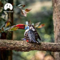 Конструктор Makebug Voices of Nature Красноклювый тукан MB-D-0007
